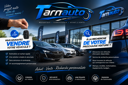 Un projet auto ? TARN AUTO s’occupe de tout !